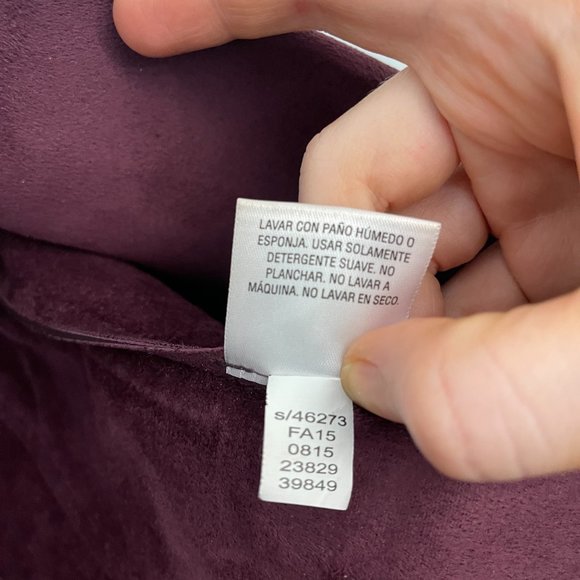 Bar III Faux-Leather Flyaway Jacket, Burgundy, Size XXS - Picture 7 of 7